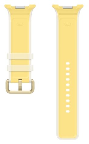 Armband M/L 50 mm Samsung Galaxy Watch9 (Watch8)  Misty Band (Gelb) 