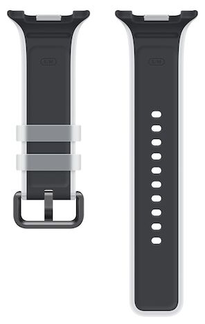 Armband S/M 50 mm Samsung Galaxy Watch9 (Watch8)  Misty Band (Schwarz) 