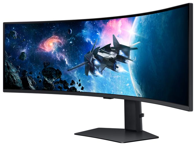 Quad HD Monitor 124,5 cm (49 Zoll) 32:9 1 ms 450 cd/m²  Odyssey G9 LS49CG954EUXEN (Schwarz) 