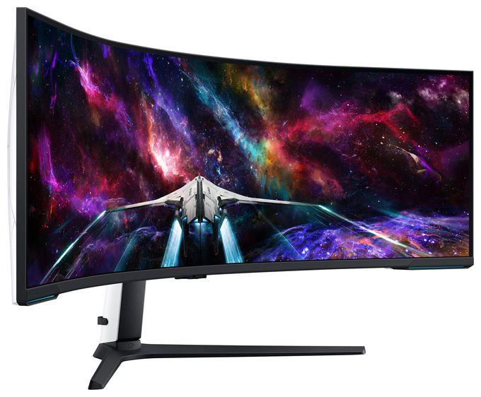 4K Ultra HD Monitor 144,8 cm (57 Zoll) 32:9 1 ms 420 cd/m²  Odyssey Neo G95NC LS57CG954NUXEN (Weiß) 