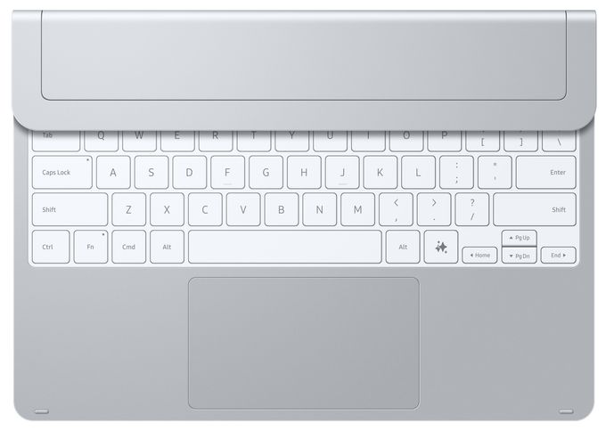 für Samsung Galaxy Tab S12+  Pro Keyboard (Silber) 