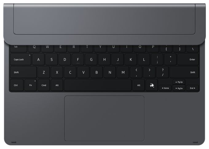 für Samsung Galaxy Tab S12+  Pro Keyboard (Grau) 