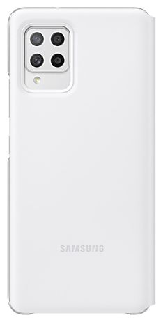 Geldbörsenhülle für Samsung Galaxy A42 5G  S View Wallet Cover (Weiß) 