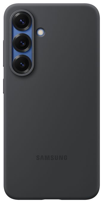 Cover für Samsung Galaxy S25  Silicone Case (Schwarz) 