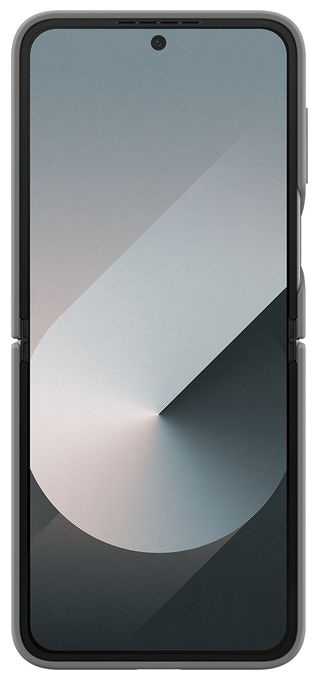 Cover für Samsung Galaxy Z Flip6  Silicone Case Ring (Grau) 