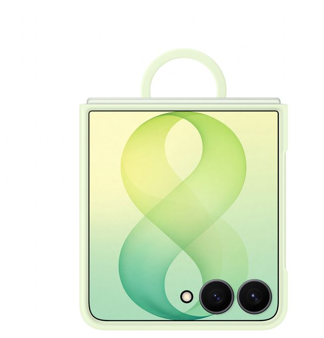 Cover für Samsung Z Flip8  Silicone Magnet Case (Grün) 