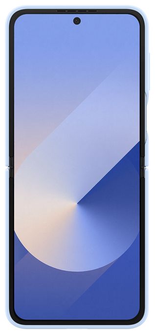 Cover für Samsung Galaxy Z Flip6  Silicone Ring Case (Blau) 