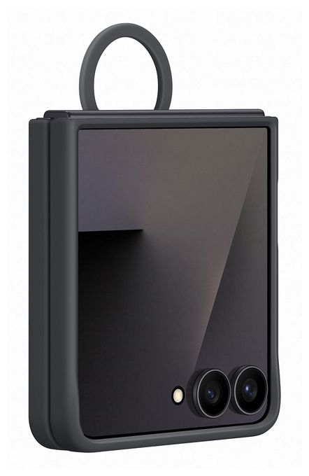 Cover für Samsung Samsung  Silicone Ring Case (Schwarz) 