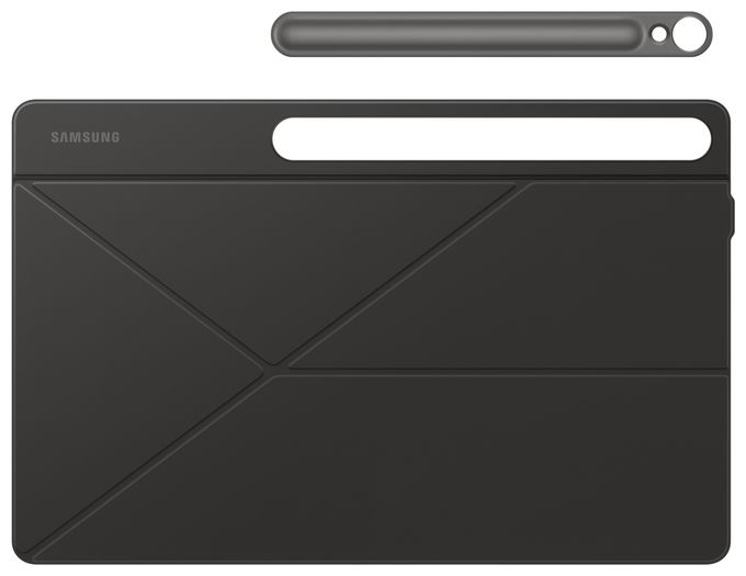 Cover für Samsung Galaxy Tab S10 FE+ bis 27,7 cm (10.9") (Schwarz) Smart Book 