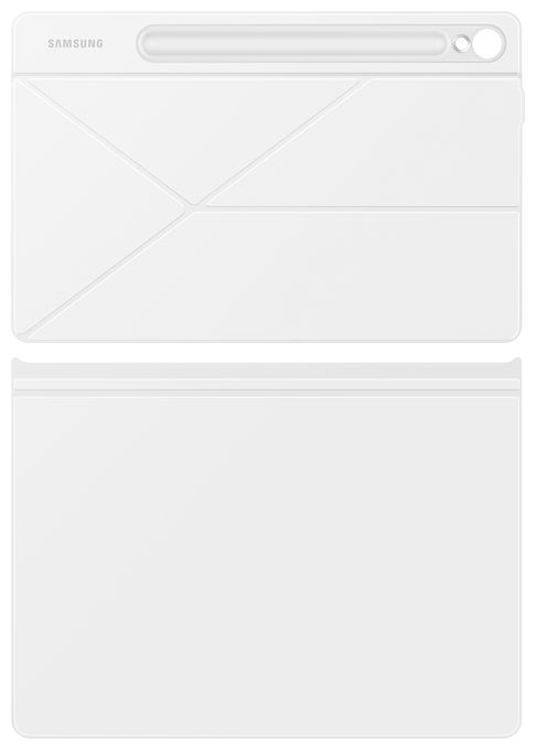 Folio für Samsung Galaxy Tab S9, Galaxy Tab S9 FE, Galaxy Tab S10 FE, Galaxy Tab S10 Lite bis 27,9 cm (11") (Weiß) Smart Book Cover 