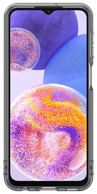 Cover für Samsung Galaxy A23  Soft Clear (Schwarz) 