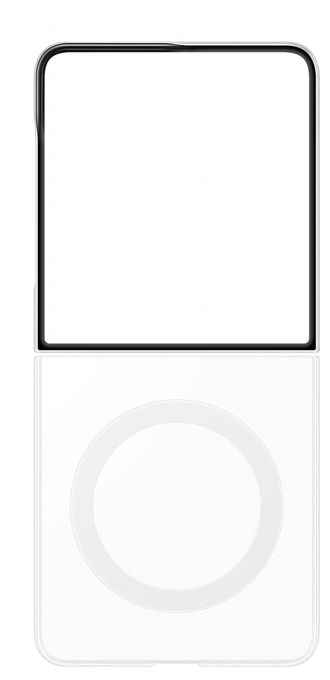 Cover für Samsung Z Flip8  Ultra Clear Magnet Case (Transparent) 