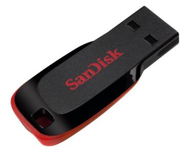 USB Typ-A Stick 64 GB  Cruzer Blade (Schwarz, Rot) 