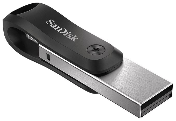 USB Type-A / Lightning Stick 64 GB  iXpand Go (Schwarz, Silber) 
