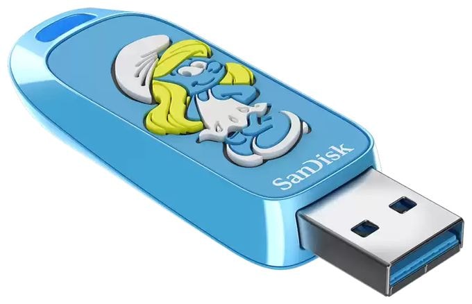 USB Typ-A Stick 256 GB  Smurfette (Blau) 
