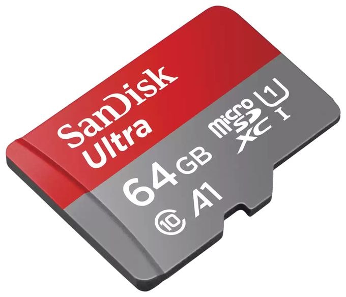 MicroSDXC Speicherkarte 64 GB Class 1 (U1) Klasse 10 Ultra A1 