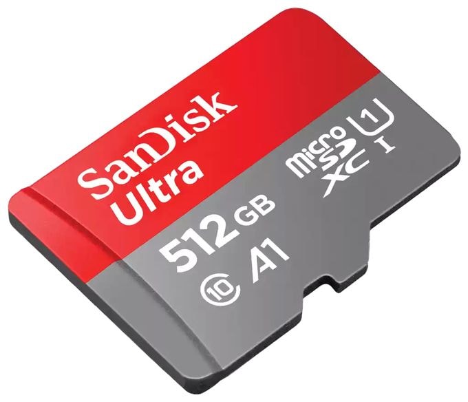 MicroSDXC Speicherkarte 512 GB Klasse 10 Ultra A1 