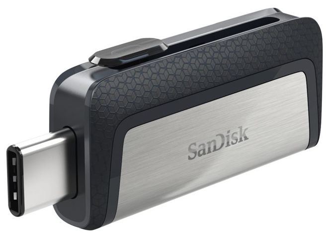 USB Type-A / USB Type-C Stick 64 GB  Ultra Dual Drive (Schwarz, Silber) 