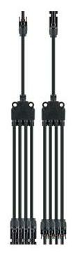 MC4 4in1 Adapterkabel Set 35 cm 