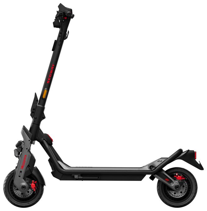 500 W E-Scooter 19,2 Ah 95 km Reichweite 39,5 kg  Ninebot GT3 D (Schwarz) 