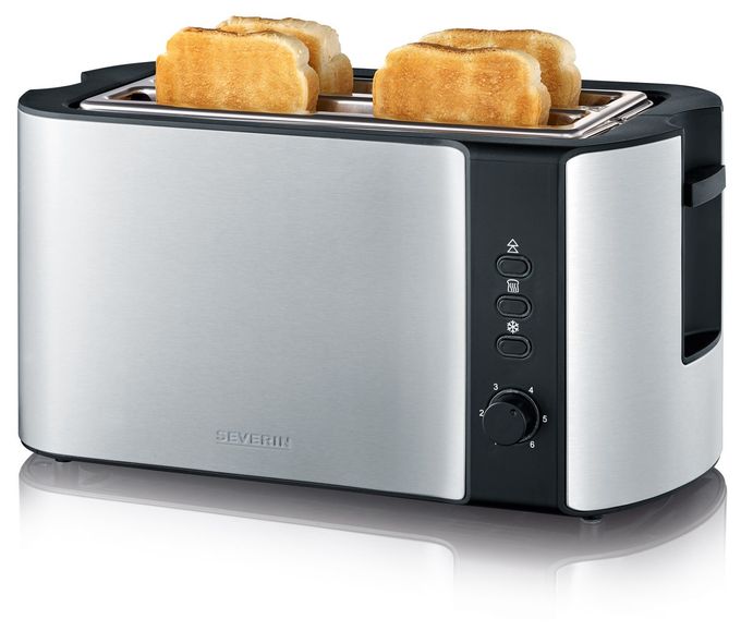 Toaster 1400 W 2 Scheibe(n)  AT2590 (Schwarz, Silber) 