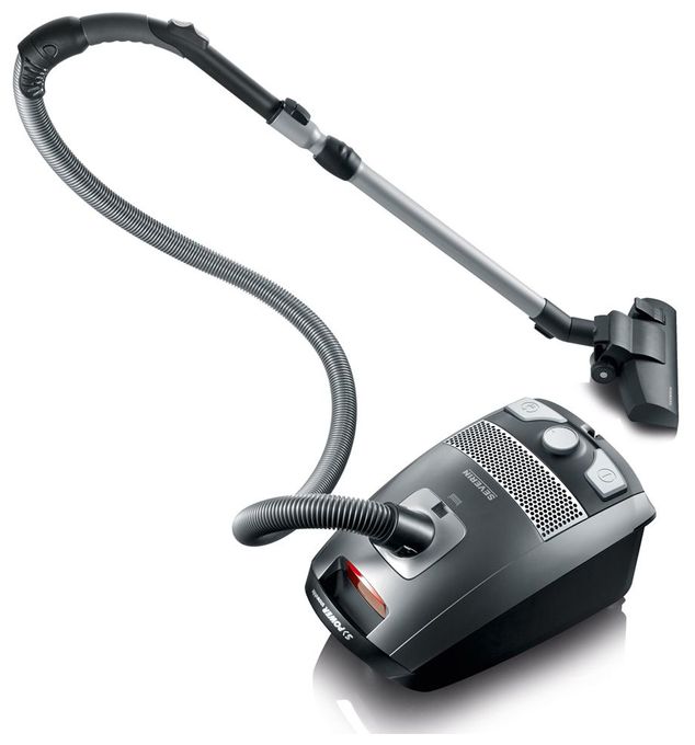 Bodenstaubsauger mit Staubbeutel 750 W HEPA  BC7045 S Power Snowwhite (Schwarz, Grau) 