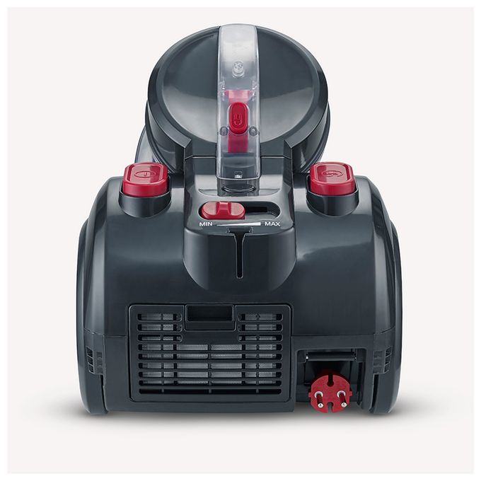 Bodenstaubsauger Beutellos 750 W HEPA  CY7089 Single Zyclone (Schwarz, Rot) 