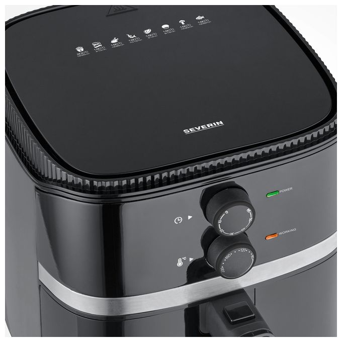 Heißluftfritteuse 4,3 l 1500 W  FR2452 (Schwarz, Silber) 