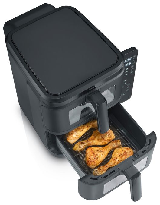 Doppel Heißluftfritteuse 11 l 2800 W  FR2468 (Schwarz) 