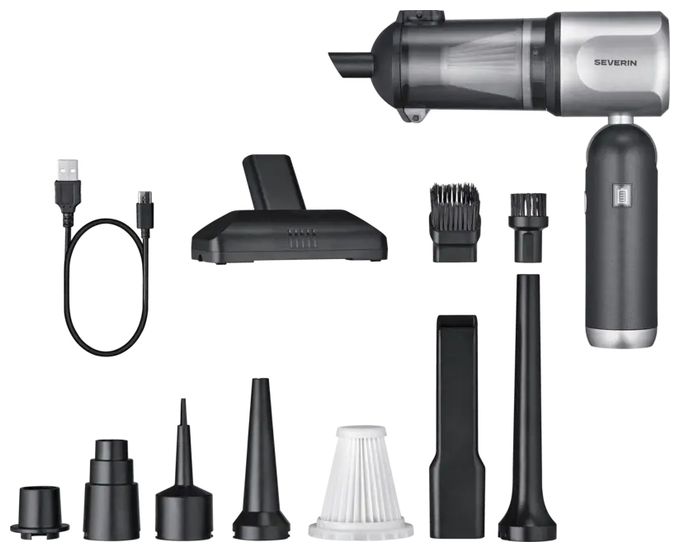 Handstaubsauger bis 30 min Laufzeit  HV7135 USB-C laden (Grau) 
