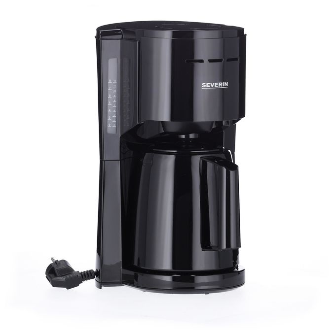 8 Tassen Thermo Filterkaffeemaschine 1,0 l  KA9306 (Schwarz) 
