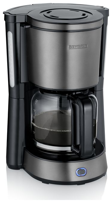 Filterkaffeemaschine 1,2 l  KA9340 (Schwarz, Edelstahl) 