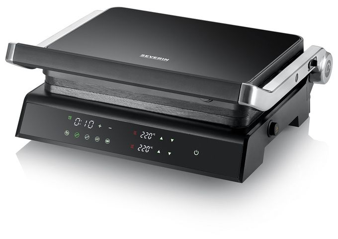 1800 W mit 300 x 220 mm Fläche  KG2399 (Schwarz, Edelstahl) 