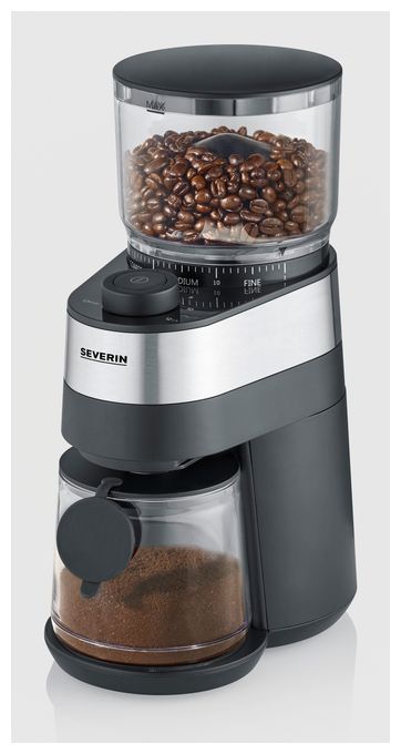 Kaffeemühle für 240 g 140 W  KM3880 (Schwarz, Edelstahl) 