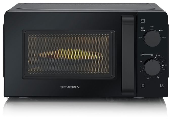 Freistehende Mikrowelle 700 W Größe: klein 6 Stufen  MW7580 (Schwarz) 