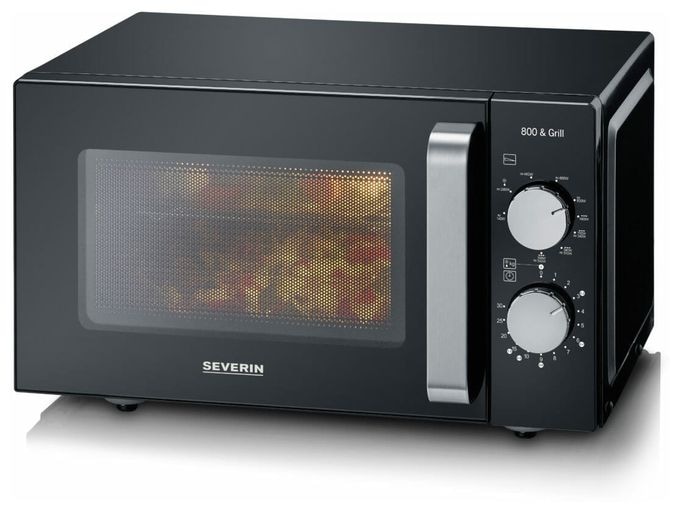 Standgeräte Solo 800 W Größe: klein 9 Stufen Grill  MW7762 (Schwarz, Edelstahl) 