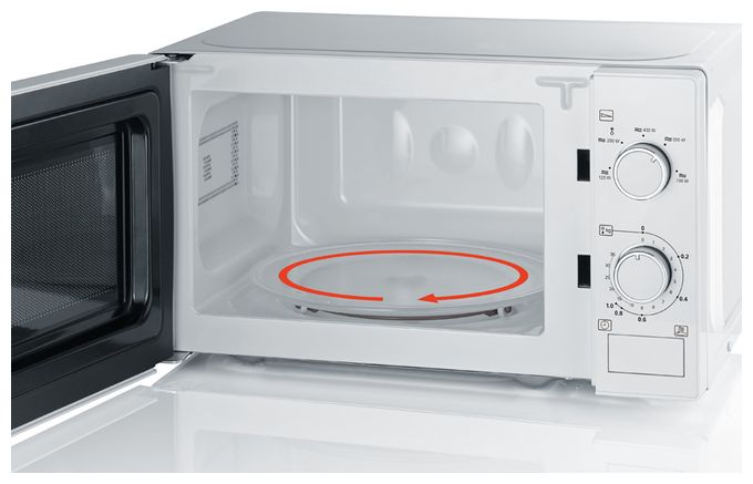 Freistehende Mikrowelle 700 W Größe: klein 5 Stufen  MW7770 (Weiß) 