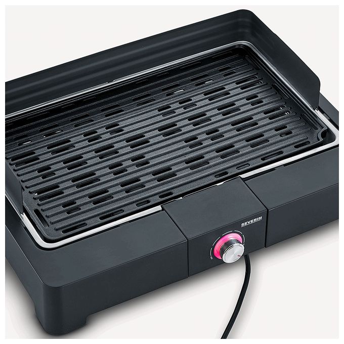 1 Zone(n) 2200 W mit 445 x 260 mm Fläche  PG8567 Tischgrill (Schwarz) 