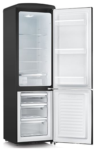 181 l / 63 l Kühl-Gefrierkombi freistehend 162 kWh Jahr  RKG8918 (Schwarz) 