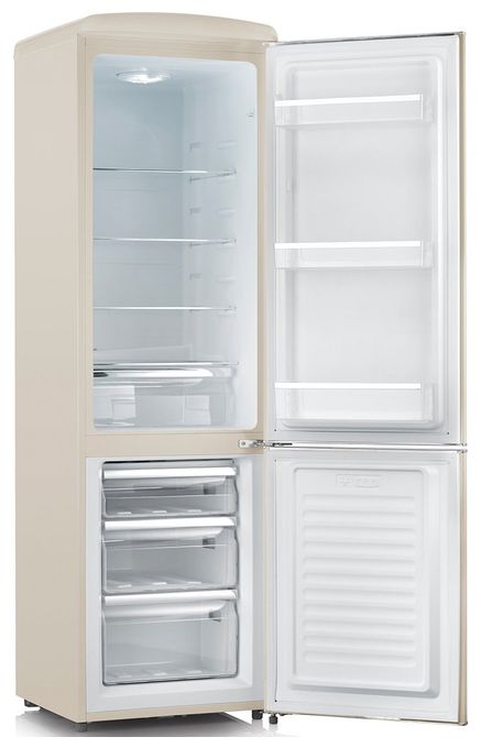 181 l / 63 l Kühl-Gefrierkombi freistehend 162 kWh Jahr  RKG8919 (Cremefarben) 