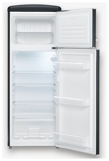 162 l / 44 l Kühl-Gefrierkombi freistehend 144 kWh Jahr  RKG8949 (Schwarz) 