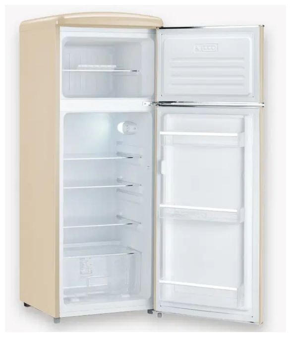 162 l / 44 l Kühl-Gefrierkombi freistehend 144 kWh Jahr  RKG8953 (Cremefarben) 
