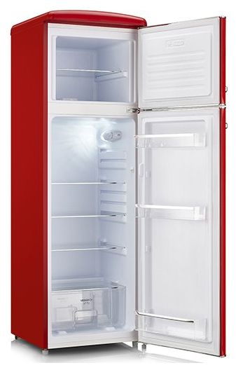 194 l / 52 l Kühl-Gefrierkombi freistehend 151 kWh Jahr  RKG8983 (Rot) 