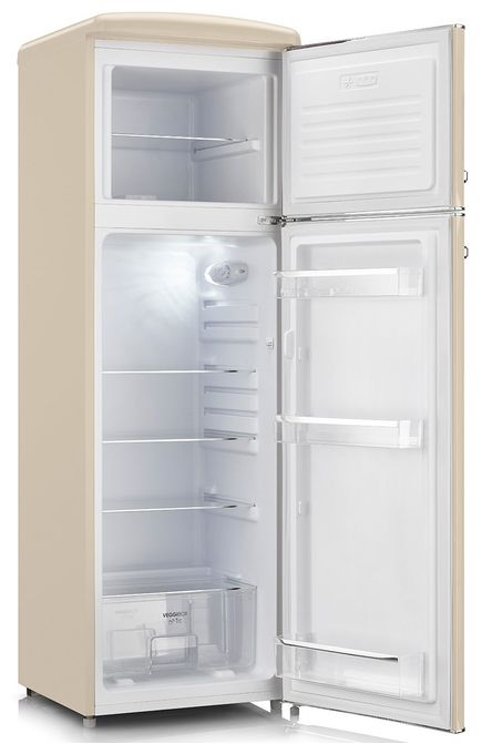 194 l / 52 l Kühl-Gefrierkombi freistehend 151 kWh Jahr  RKG8985 (Cremefarben) 