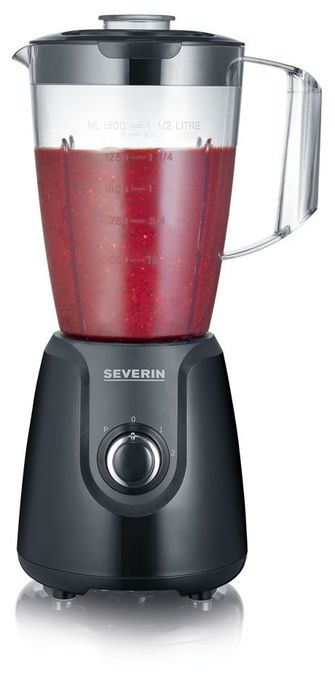 1,5 l Standmixer 2 Geschwindigkeiten 600 W  SM3707 (Schwarz) 