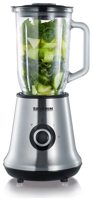 1 l Standmixer 2 Geschwindigkeiten 500 W  SM3734 (Schwarz, Edelstahl) 