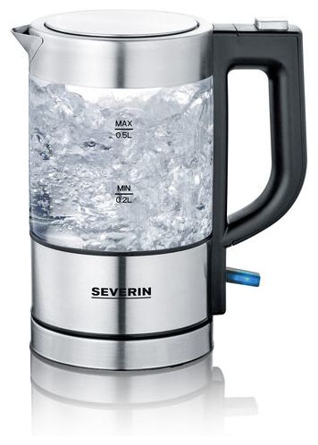 0,5 l Wasserkocher 1100 W  WK3472 (Silber) 