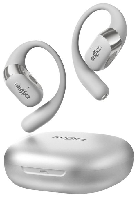Open-Ear Bluetooth Kopfhörer kabellos 11 h Laufzeit IP55  OpenFit 2+ (Grau) 