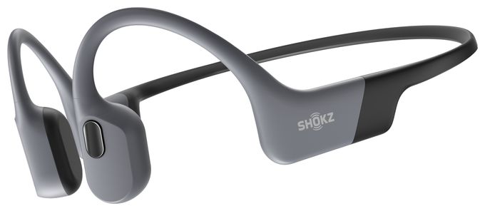 Knochenschall Bluetooth Kopfhörer kabellos 9 h Laufzeit IP68  OpenSwim Pro (Grau) 