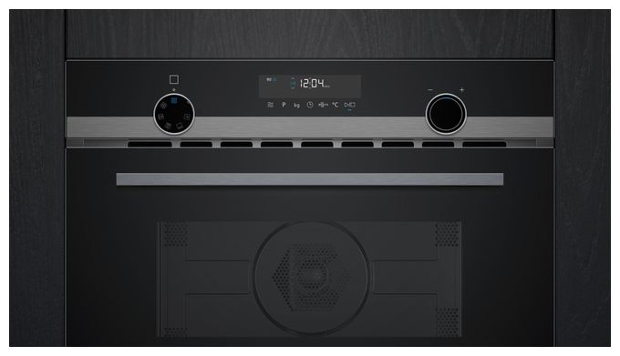Einbau-Mikrowelle 900 W Größe: maxi 5 Stufen Grill (Schwarz) iQ500 CM485AGB1 